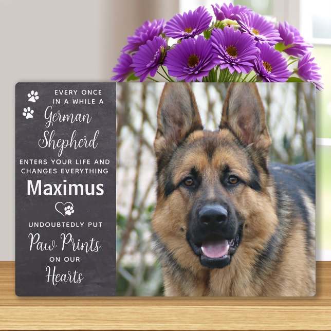 Pet Dog German Shepherd Memorial Plaque (Creator Uploaded)