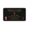 Pet Dog Grooming Black Pink Loyalty Rewards Card