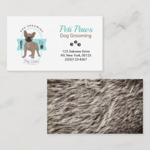 Pet Dog Grooming Service Business Card