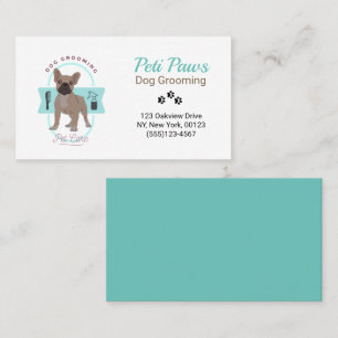Pet Dog Grooming Service Business Card