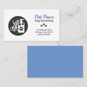 Pet Dog Grooming Service Business Card