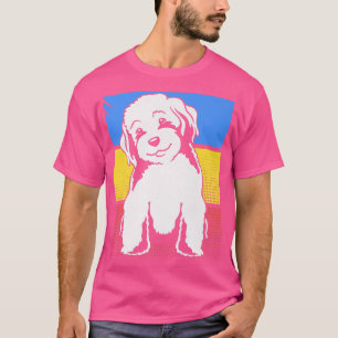Pet Dog Lover Dog Owner Cavoodle Pop Art Cavapoo  T-Shirt