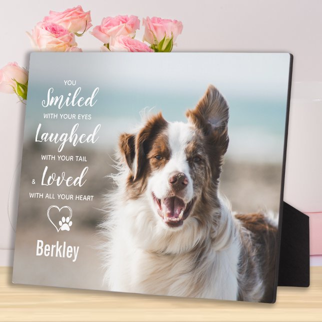 Pet Dog Memorial Gift- Pet Loss Sympathy Keepsake Plaque (Creator Uploaded)