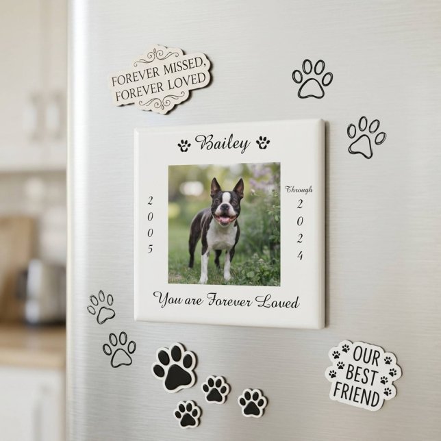 Pet Dog Remembrance Memorial Magnet (Creator Uploaded)