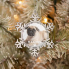 Pet Dog Simple Paw Print Custom Name Photo