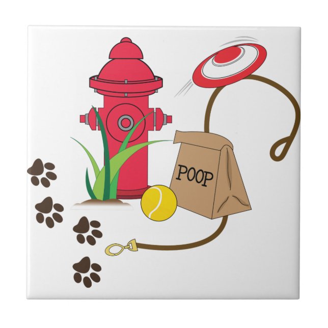 Pet Dog Tile (Front)