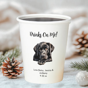 Pet Dog Wedding Paper Cups