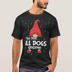 Pet Dogs Gnome Family Matching Christmas Funny Paj T-Shirt