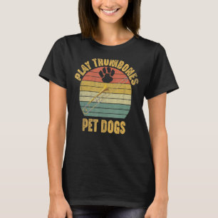 Pet Dogs Play Trombone Player Funny Trombonist and T-Shirt