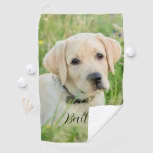 Pet Family Photo Golf Towel