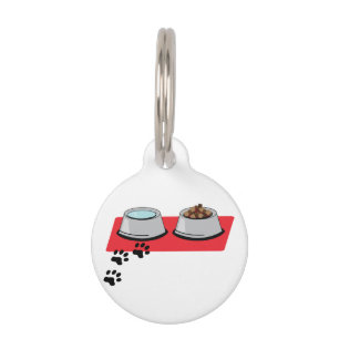 Pet Feeding Bowls Pet Tag