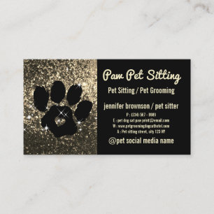 Pet Feeding Visit Business Card