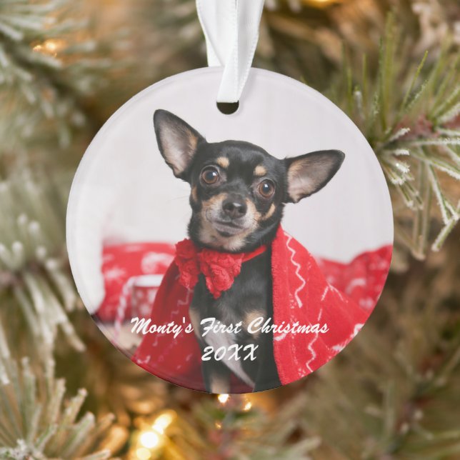 Pet First Christmas Ornament (Tree)