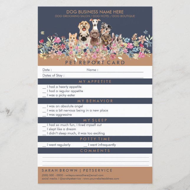 Pet Flowers Chic Dogs (Front)