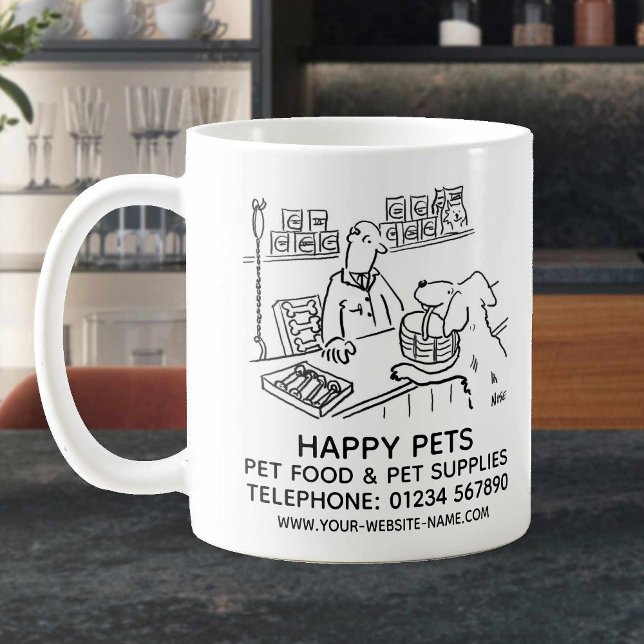 Pet Food & Pet Supplies Pet Shop Promotional Coffee Mug (Creator Uploaded)