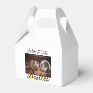 Pet friends besties add name pet photo animal love favour box