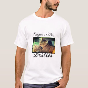 Pet friends besties add name pet photo animal love T-Shirt