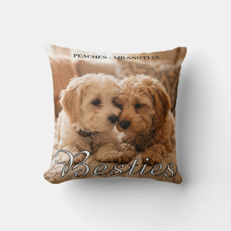 Pet Friends Dog Dad, birthday gift for dad Cushion
