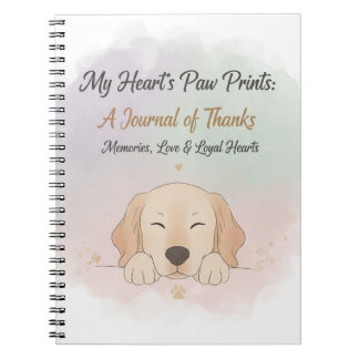 Pet Gratitude & Memory Journal Cover – Dog & Cat