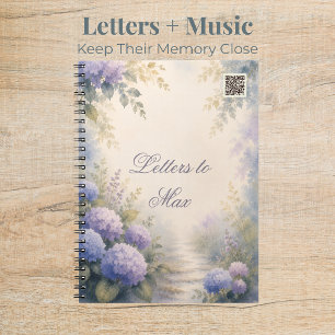 Pet Grief Journal With Music Playlist QR Code
