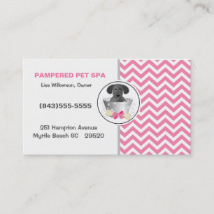 Pet Groomer Business Card