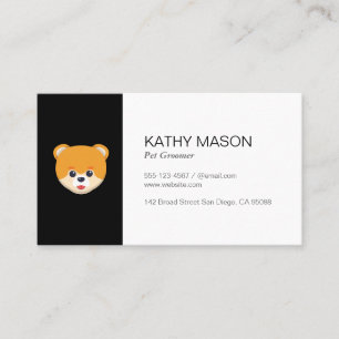 Pet Groomer Business Card