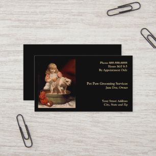 Pet Groomer Business Card