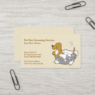Pet Groomer Business Card