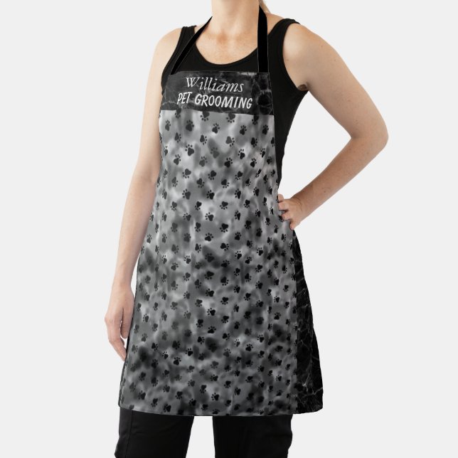 PET GROOMING---ADD NAME APRON (Insitu)