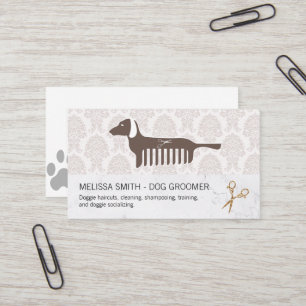 Pet Grooming Business Card
