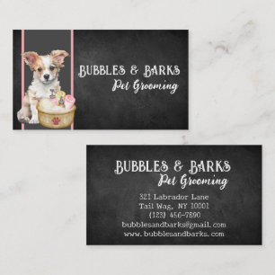 Pet Grooming Business Card