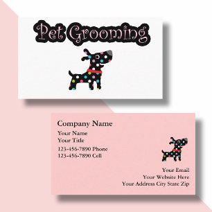 Pet Grooming Business Cards