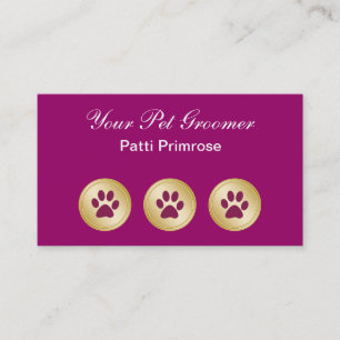 Pet Grooming Business Cards