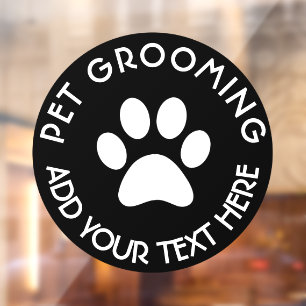 Pet Grooming , Dog Grooming Black Circle