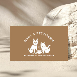 Pet Homemade Gourmet Food Bakery Business Card