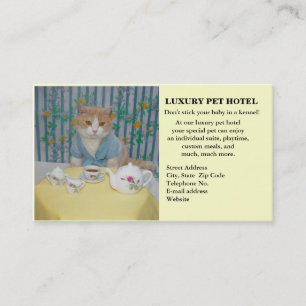 Pet Hotel Business Card