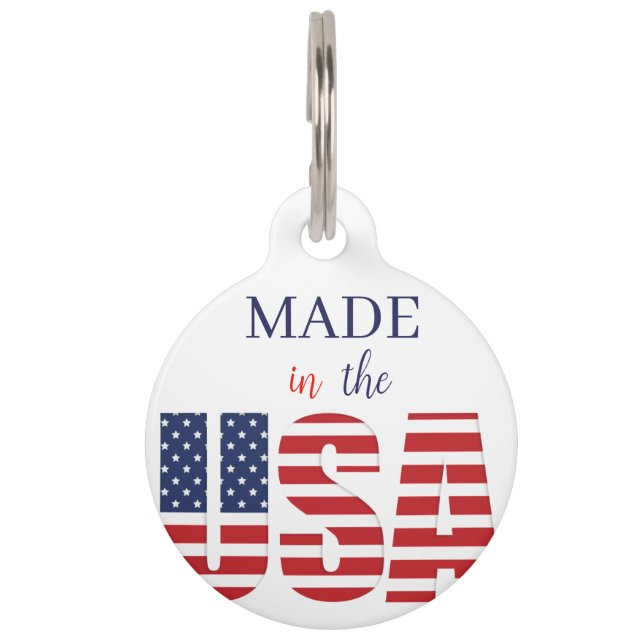 Pet ID Tag - Made in the USA (Front)