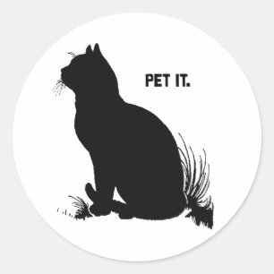PET IT -.png Classic Round Sticker