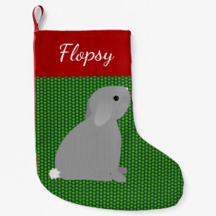 Pet Lop Ear Rabbit Small Christmas Stocking