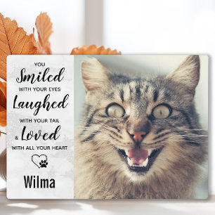 Pet Loss Cat Memorial Plaque