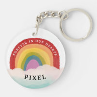 Pet Loss Custom Photo Sympathy Gift Rainbow Bridge