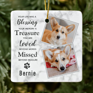 Pet Loss Dog Pet Memorial Ceramic Ornament