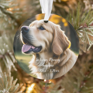 Pet Loss Dog Sympathy  Ornament