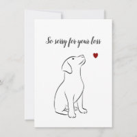Pet loss sympathy