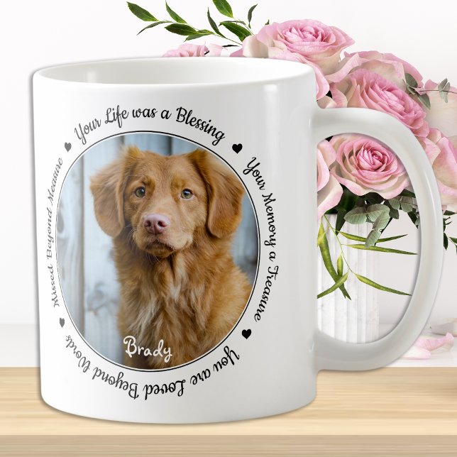 Pet Loss Sympathy Keepsake Dog Pet Memorial Coffee Mug (Creator Uploaded)
