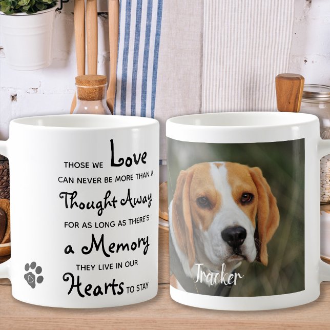 Pet Loss Sympathy Keepsake Pet Memorial Photo Coffee Mug (Creator Uploaded)