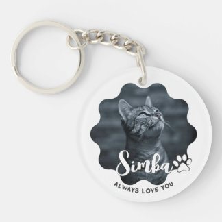 Pet Loss Sympathy Memorial Keepsake Symbol Key Ring