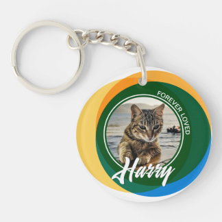 Pet Loss Sympathy Memorial Keepsake Symbol Key Ring