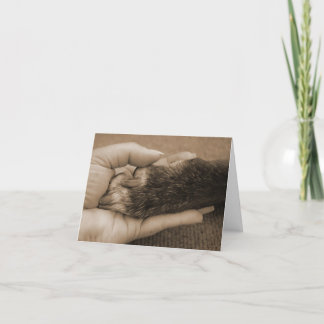 Pet Loss - Touch of an angel Card