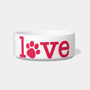 Pet love bowl